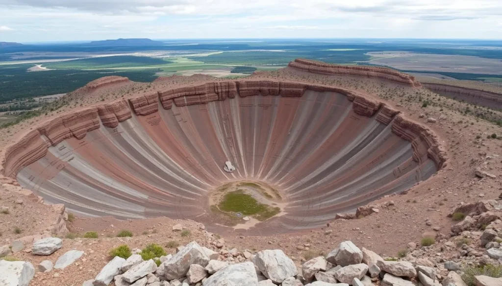 Image of Meteorite Mountain Park's meteorite crater