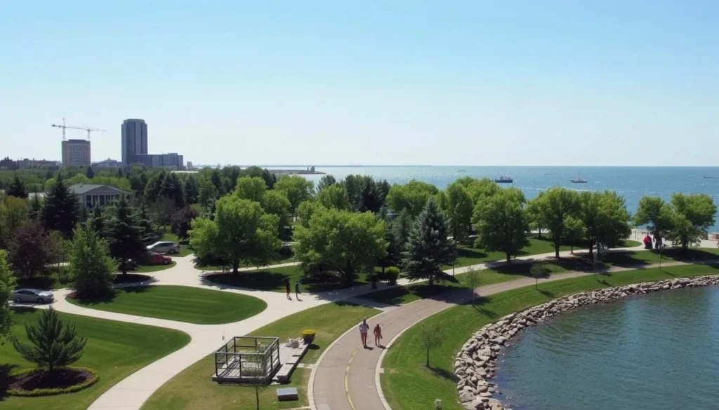 Image of Milwaukee's lakefront parks