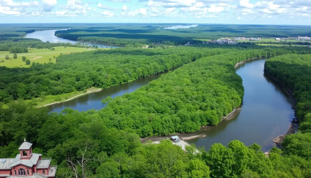 Image of Mines of Spain Recreation Area along the Mississippi River