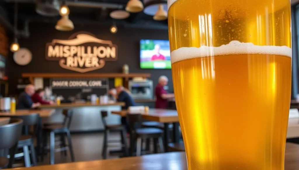 Image of Mispillion River Brewing's taproom or a signature beer