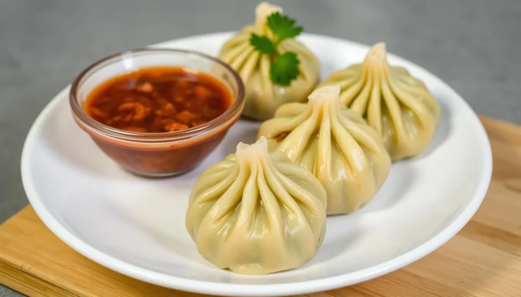 Image of Momos, a traditional Nepali dish