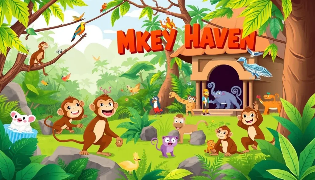Image of Monkey Haven with monkeys and other animals