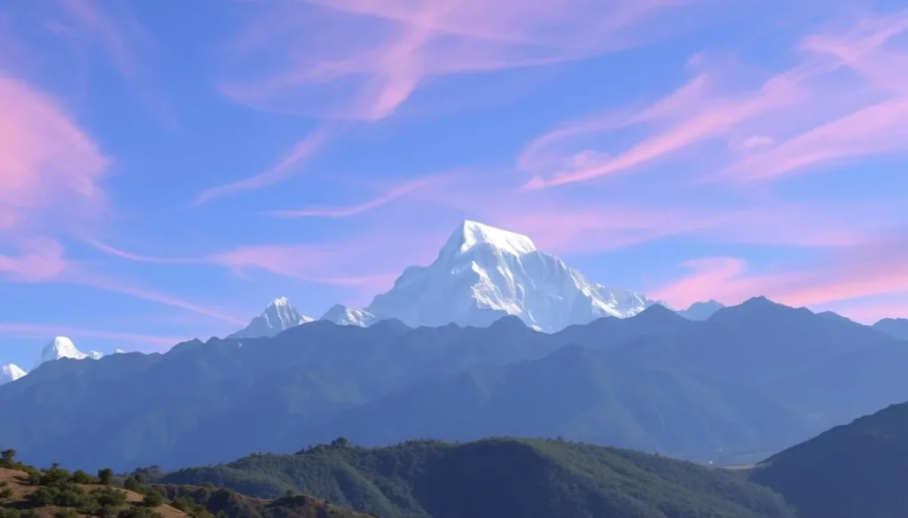Image of Mount Meru landscape