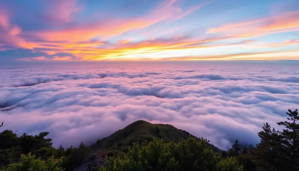 Image of Mount Pulag's sea of clouds