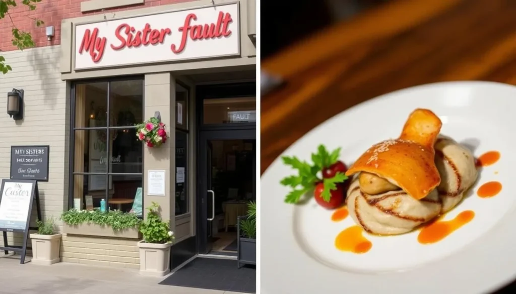 Image of My Sister's Fault's exterior or a signature dish