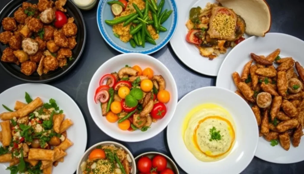 Image of Mythos's Mediterranean dishes