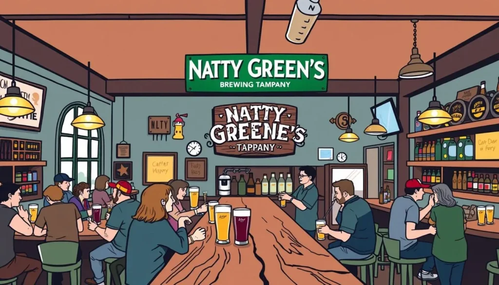 Image of Natty Greene's Brewing Company taproom
