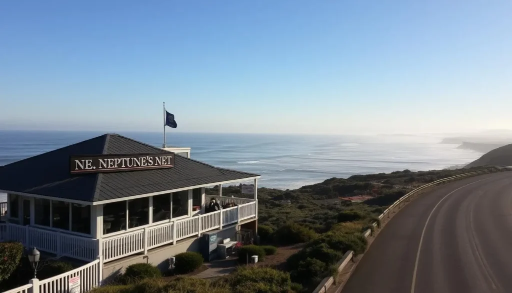 Image of Neptune's Net along Pacific Coast Highway Image of Neptune's Net along Pacific Coast Highway
