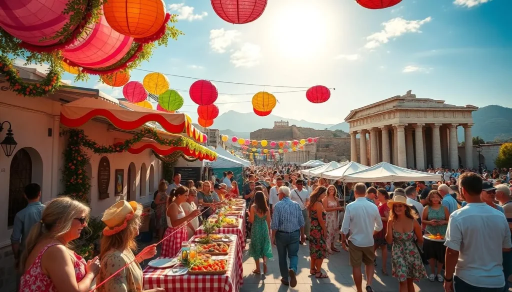 Image of Olympia's summer festival