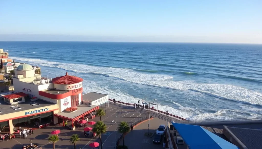 Image of Pacific City Huntington Beach with ocean views