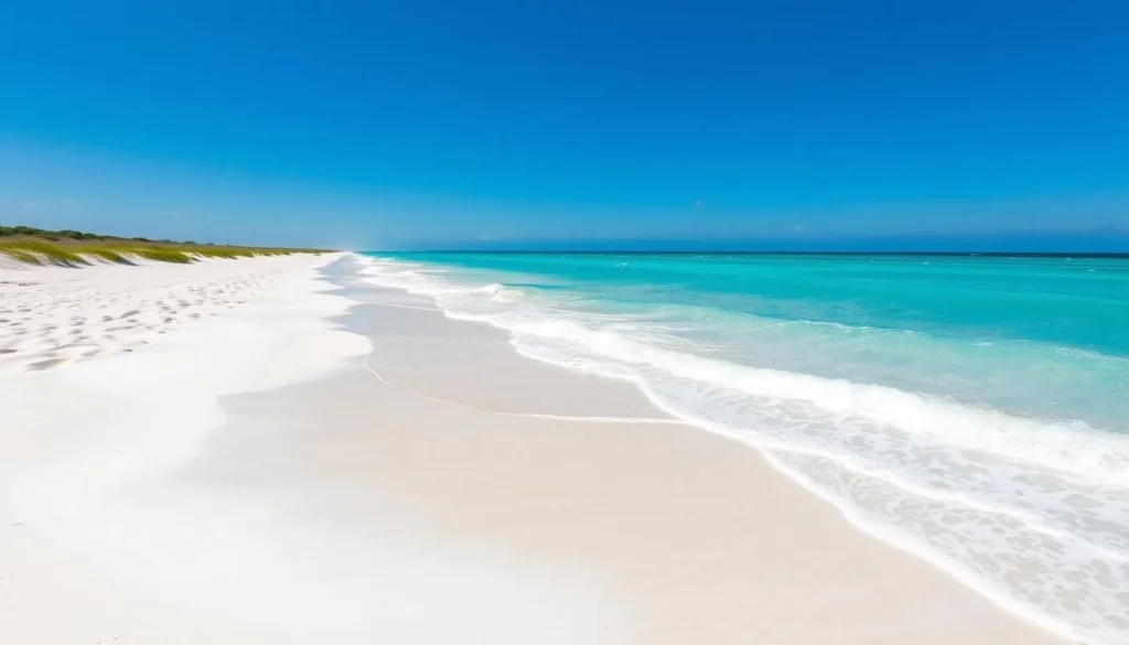 Image of Padre Island National Seashore with pristine beaches and crystal-clear waters.