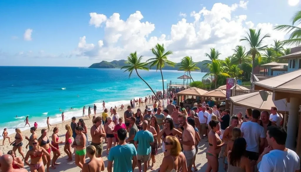 Image of Papagayo Beach Club with a fun and lively atmosphere