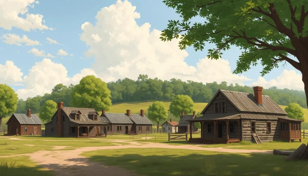Image of Patti's 1880's Settlement in Grand Rivers, Kentucky