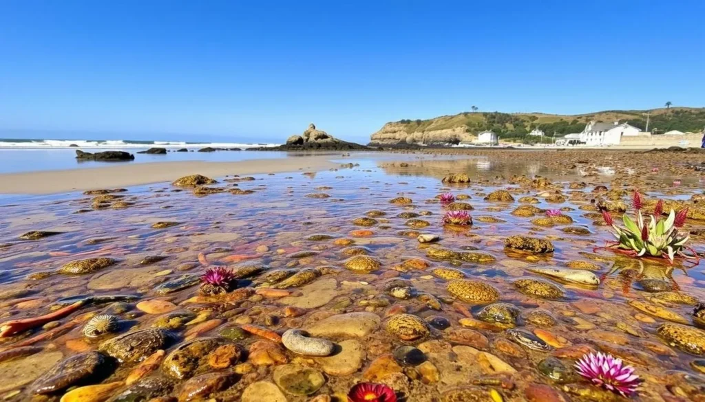 Image of Pismo Beach tide pools during low tide