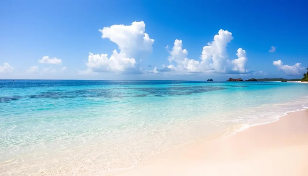 Image of Playa Ancón with crystal-clear waters and white sand