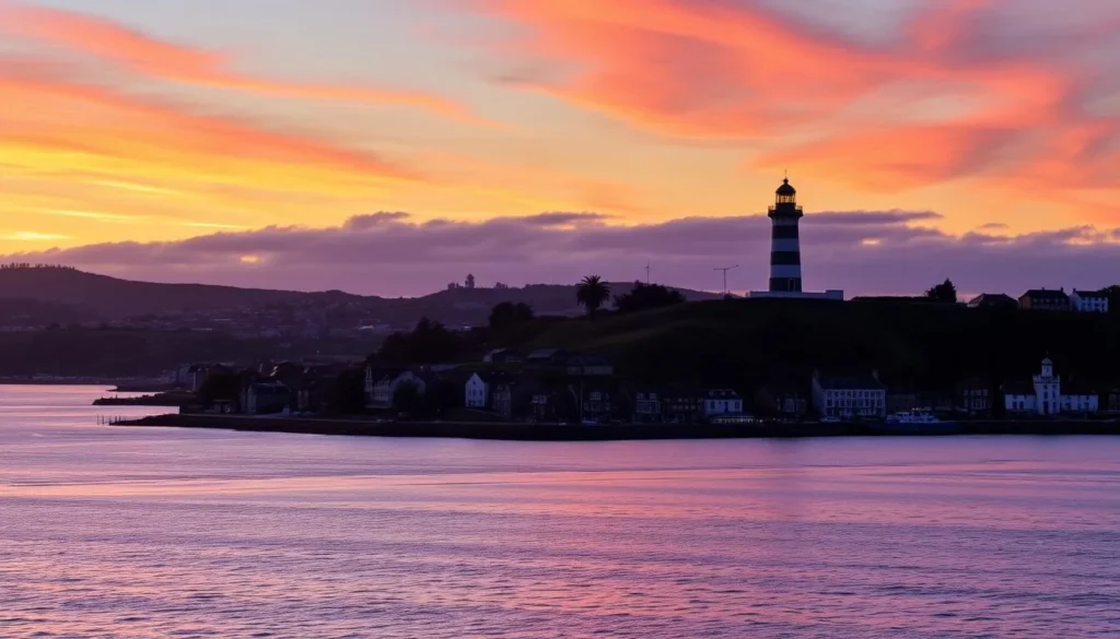 Image of Plymouth Hoe with Smeaton's Tower Lighthouse