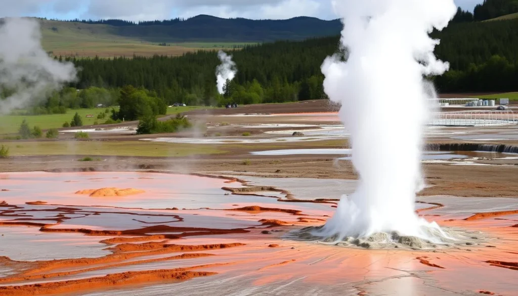 Image of Pōhutu Geyser erupting at Te Puia