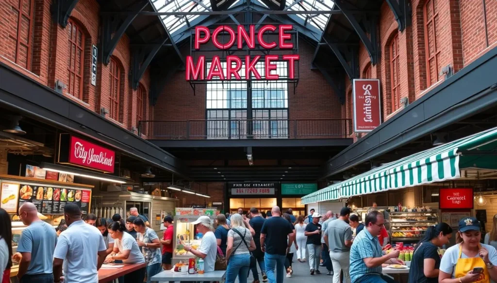 Image of Ponce City Market's food hall
