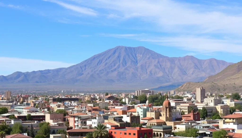 Image of Potosí cityscape with Cerro Rico in the background