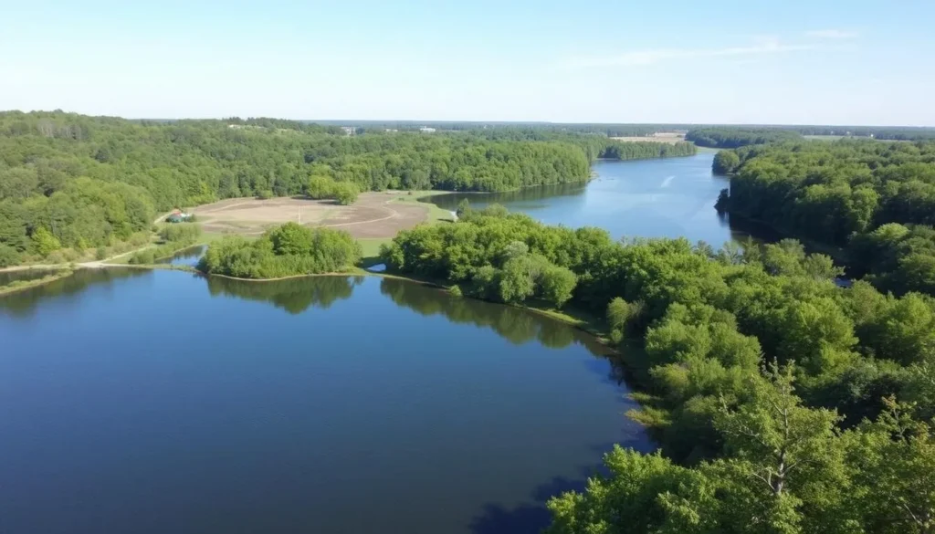 Image of Prairie Creek Reservoir in Muncie, Indiana