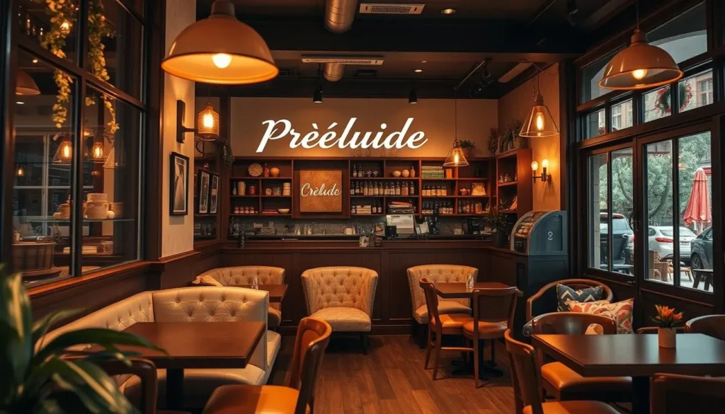 Image of Prélude Café with a warm and inviting atmosphere