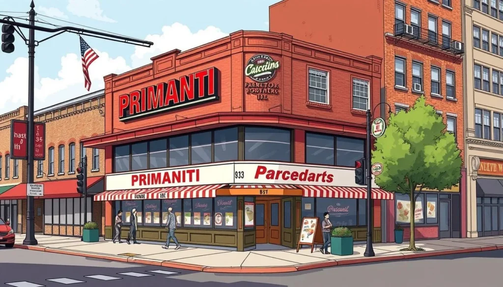 Image of Primanti Brothers original location on 46 ½ East Carson Street