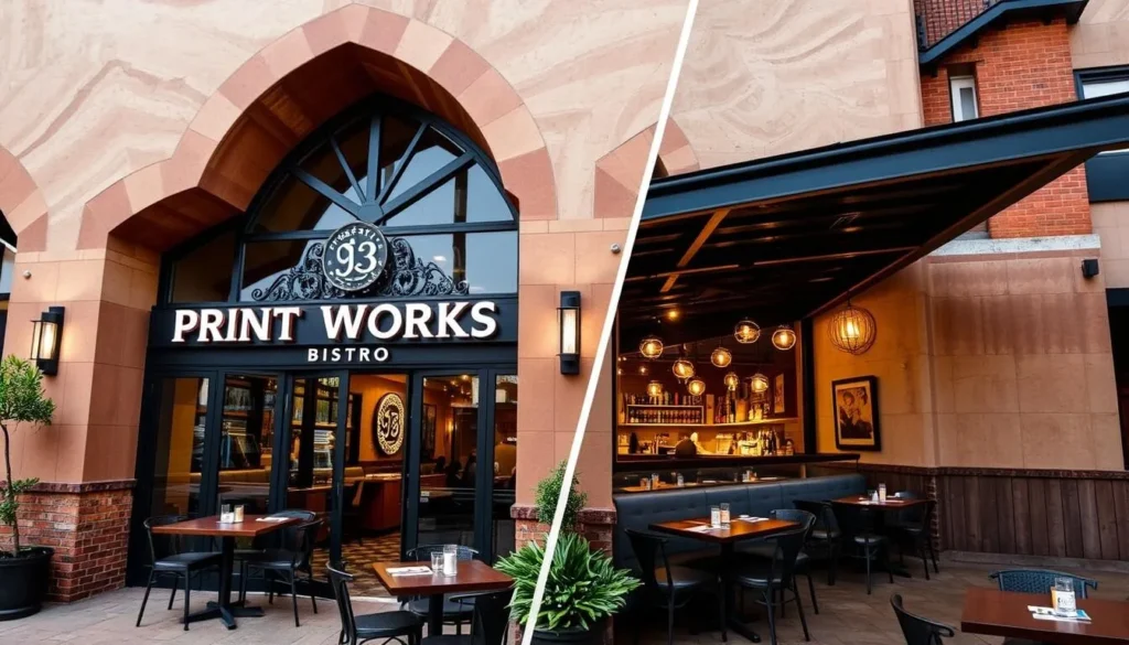 Image of Print Works Bistro's exterior or interior