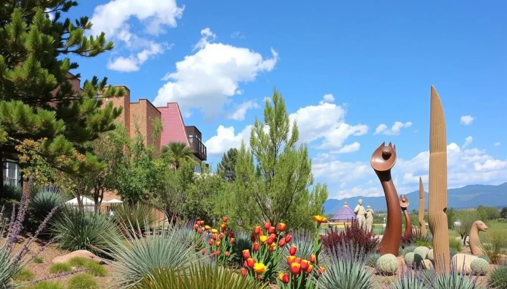 Image of Red Butte Garden with its beautiful botanical collections and outdoor sculptures