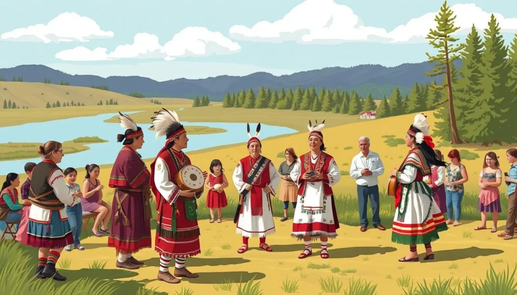Image of Red Cliff Band of Lake Superior Chippewa cultural event