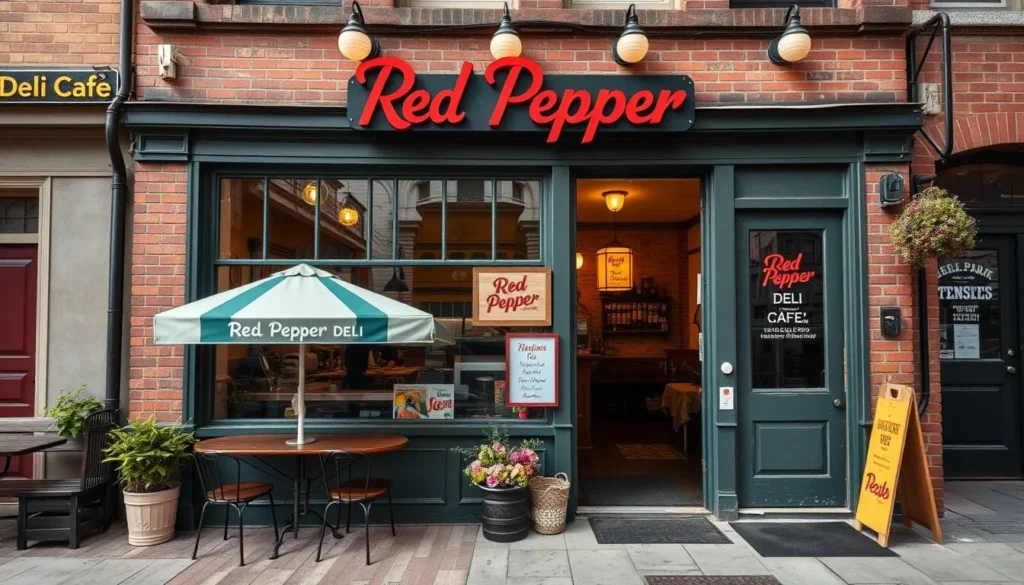 Image of Red Pepper Deli Cafe's exterior or interior, showcasing its historic charm