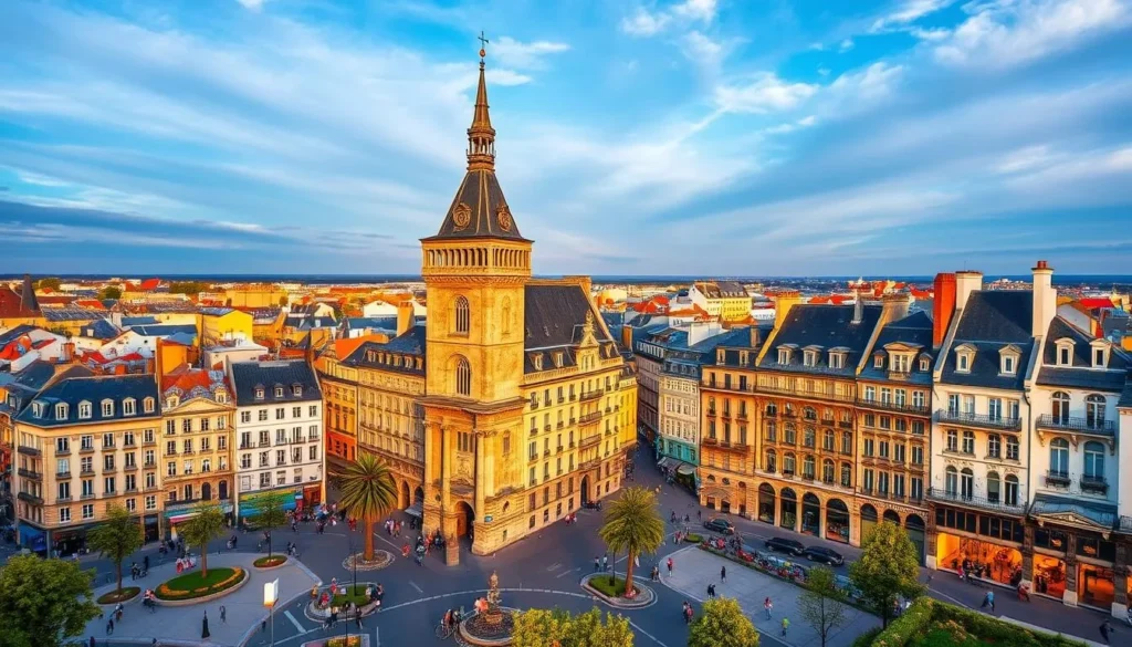 Image of Rennes cityscape