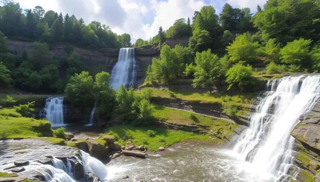 Image of Robert H. Treman State Park waterfalls