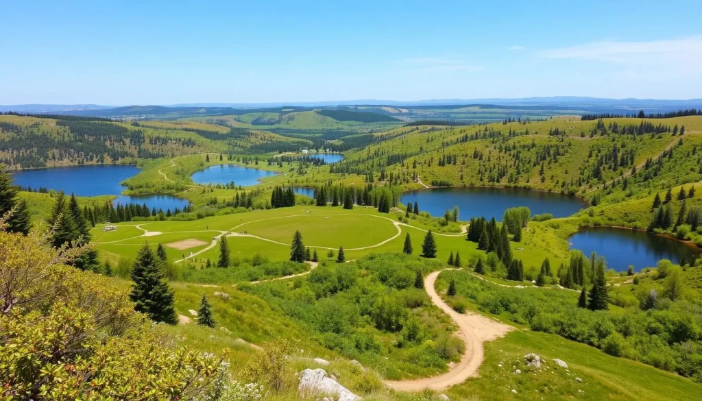 Image of Rock Creek Regional Park with hiking trails and lakes