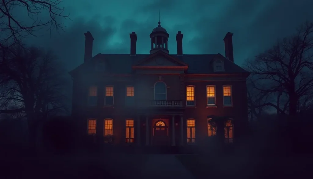 Image of Rose Hall Great House at dusk with a hint of mystery