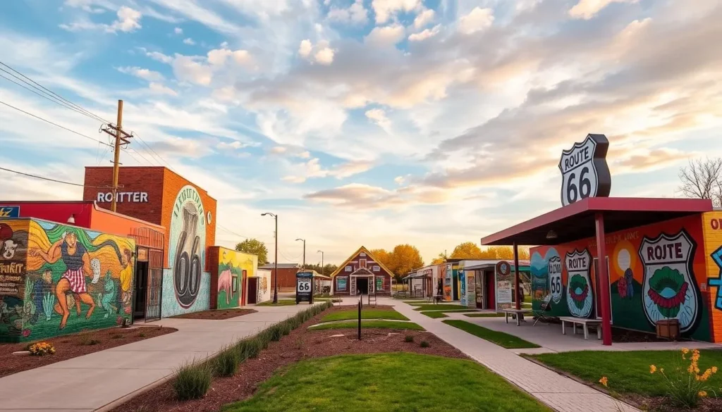 Image of Route66 Mural Park in Joplin