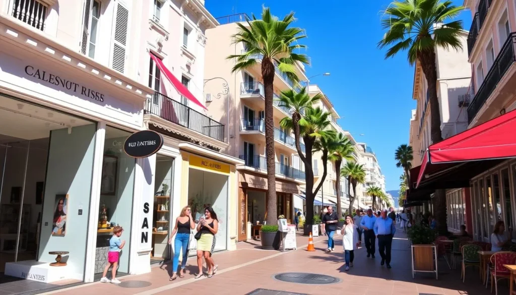 Image of Rue d'Antibes shopping street