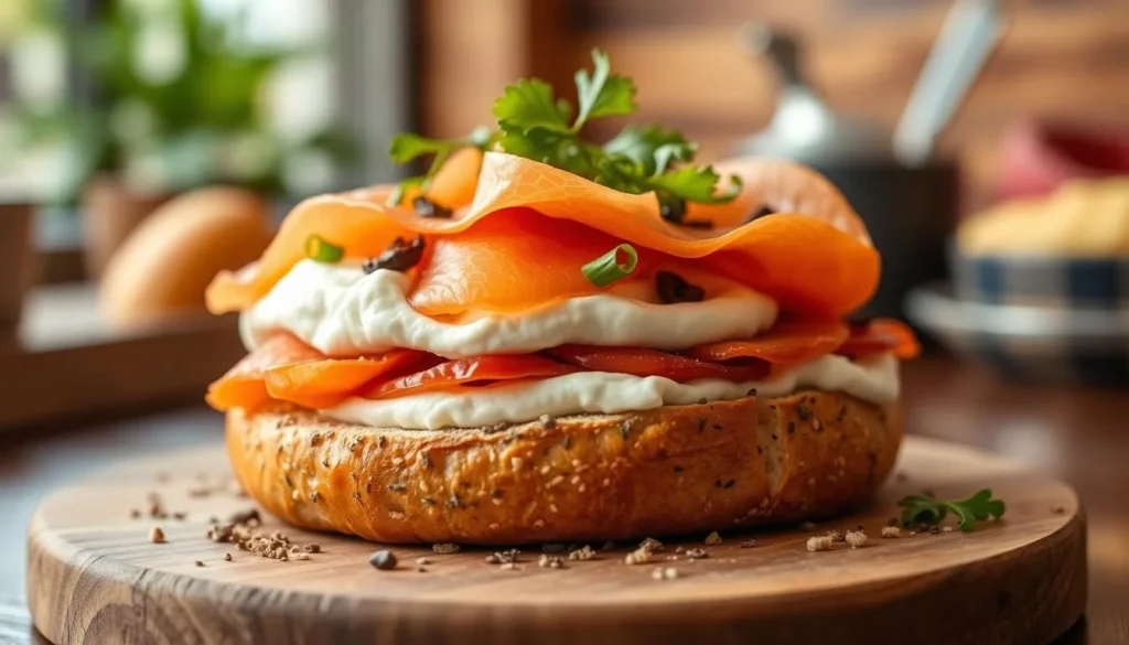 Image of Rye Goods' breakfast bagel