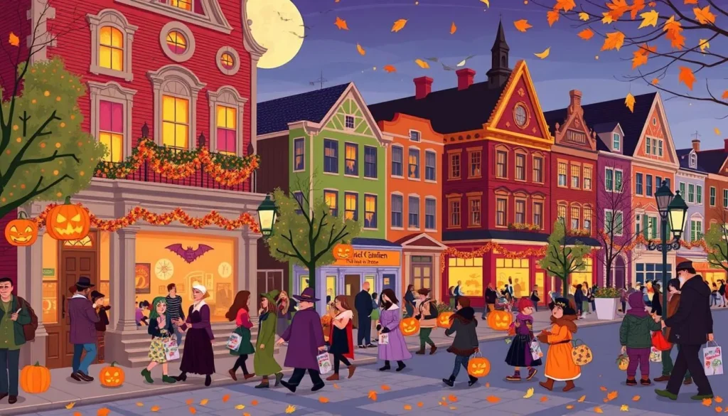 Image of Salem's Halloween festivities