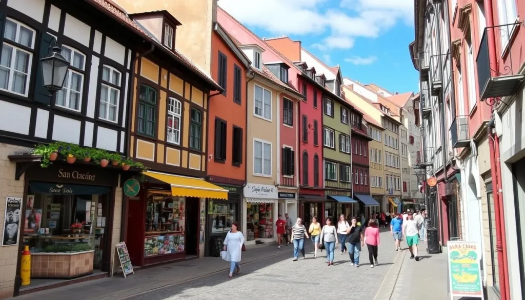 Image of San Sebastián's Old Town streets