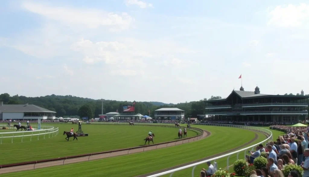Image of Saratoga Springs racecourse