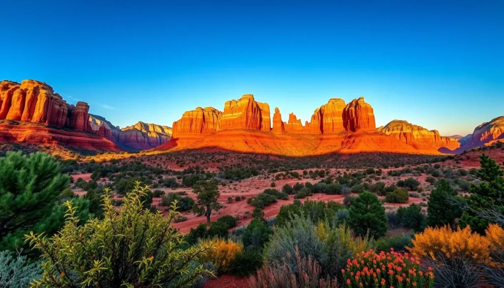 Image of Sedona's red rock formations