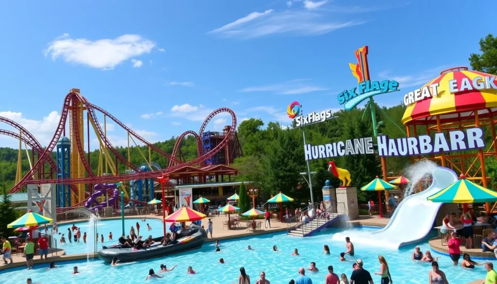 Image of Six Flags Great Escape and Hurricane Harbor theme park