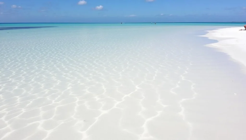 Image of South Marco Beach with its shallow, clean waters and firm sand perfect for jogging or biking.