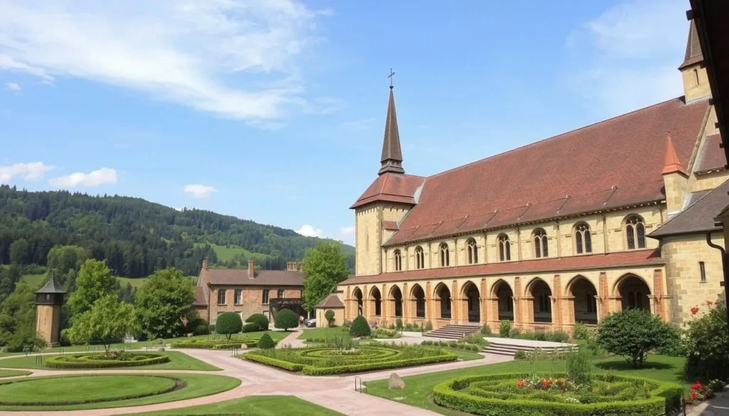 Image of St. Meinrad Archabbey grounds
