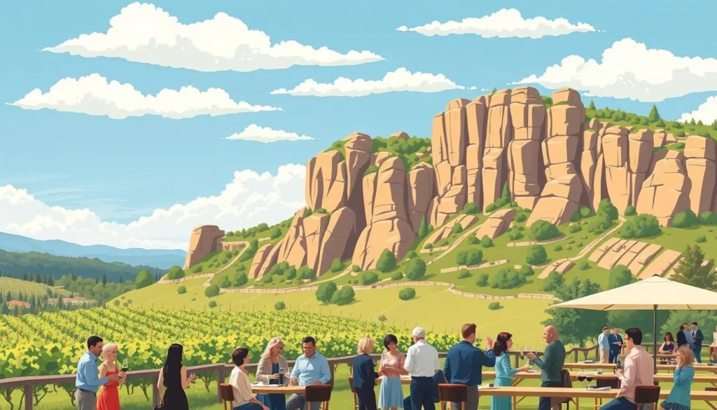 Image of Stone Cliff Winery's wine tasting