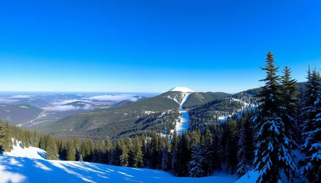 Image of Sugarloaf Mountain's ski slopes