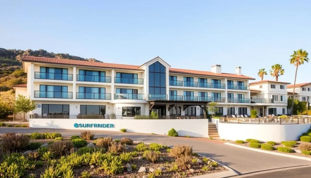 Image of Surfrider Malibu hotel exterior Image of Surfrider Malibu hotel exterior