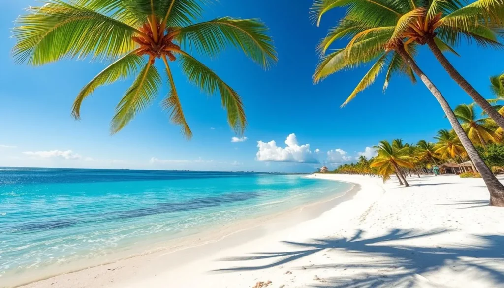 Image of Taino Beach with its powdery white sands