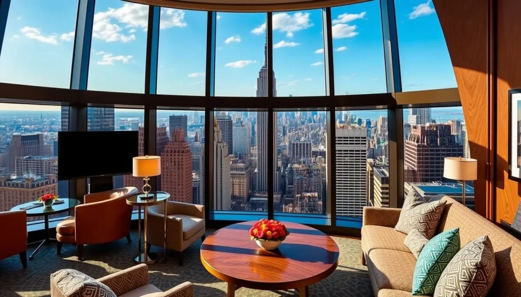 Image of The Panorama Room with a view of Manhattan