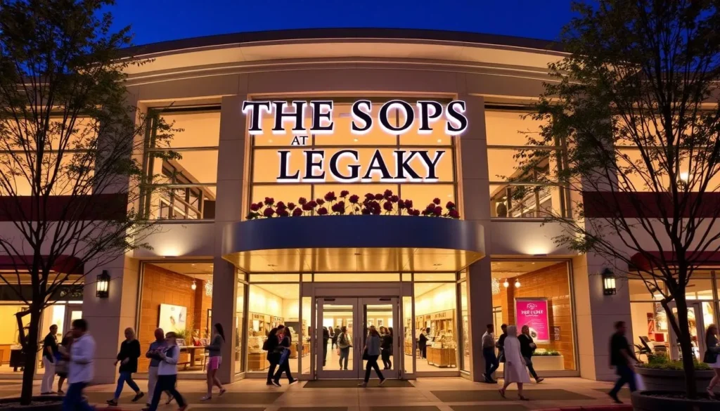 Image of The Shops at Legacy exterior or main entrance
